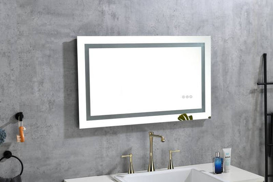 Radiant LED Vanity Mirror with Anti-Fog and Dimmable Lighting