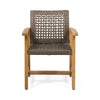 Hampton Wood & Wicker Dining Duo