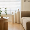 Chic White Metal Vase Set for Stunning Home Decor