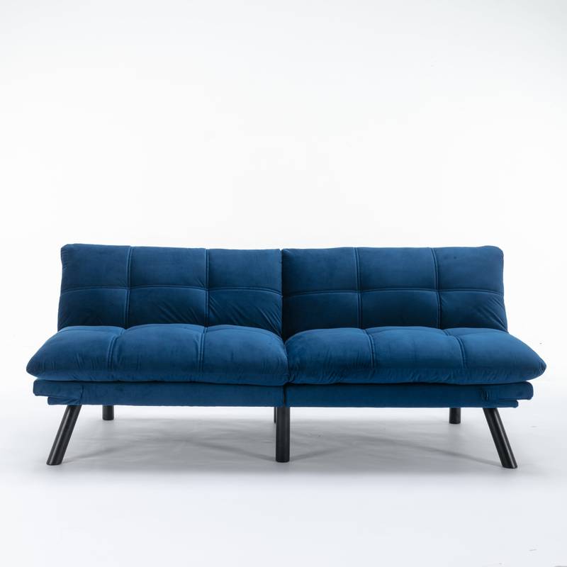 Navy Blue Cozy Convertible Sofa Bed