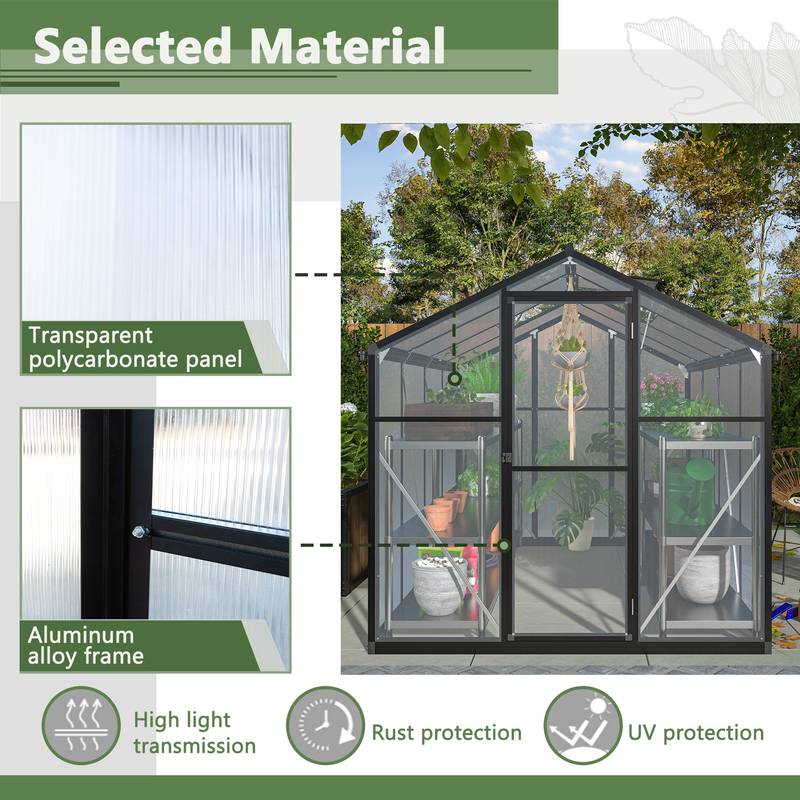 Easy Set-Up Backyard Greenhouse