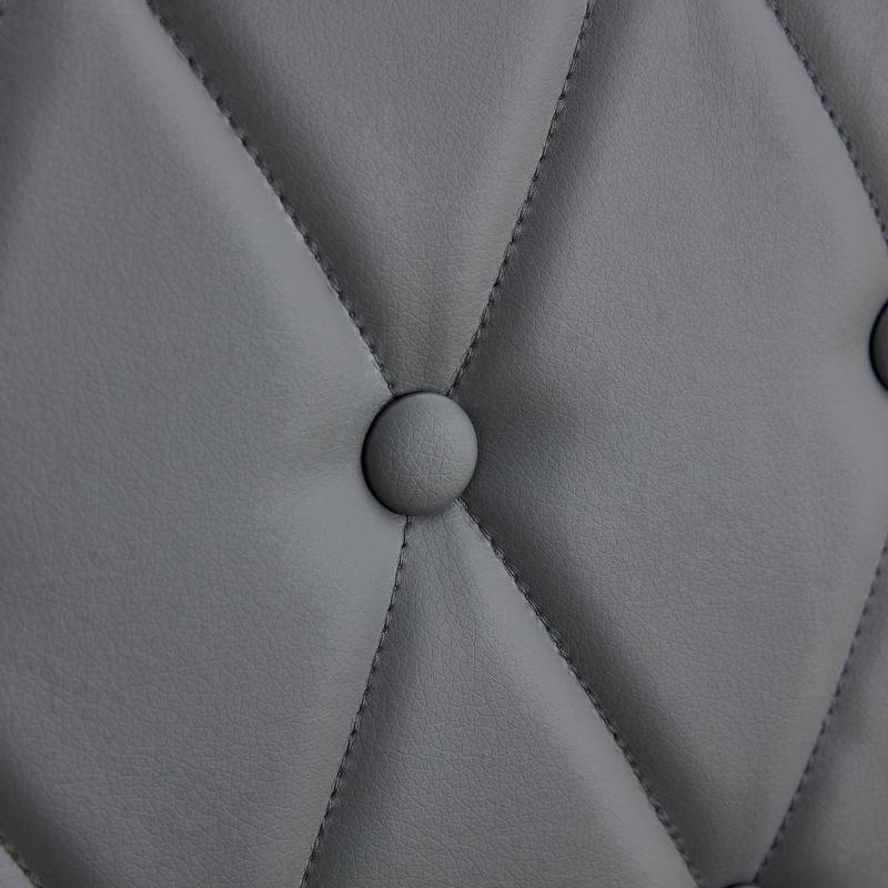 Stylish Gray Armless Dining Chairs Set