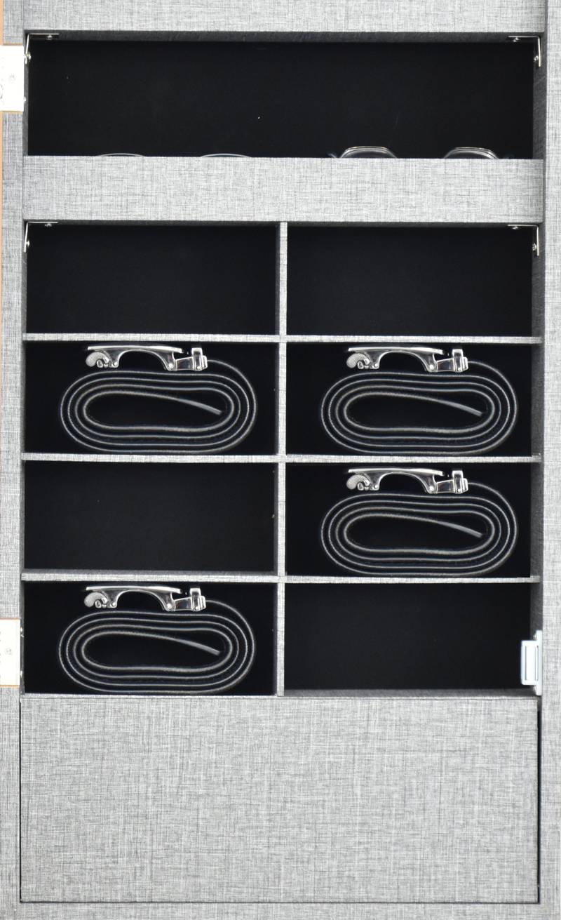 Glamour Mirror Jewelry Cabinet with LED Lights