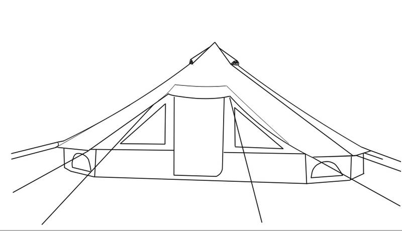 Cozy Canvas Bell Tent for All Seasons