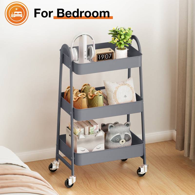 Storage On Wheels: Versatile Rolling Cart for Any Space