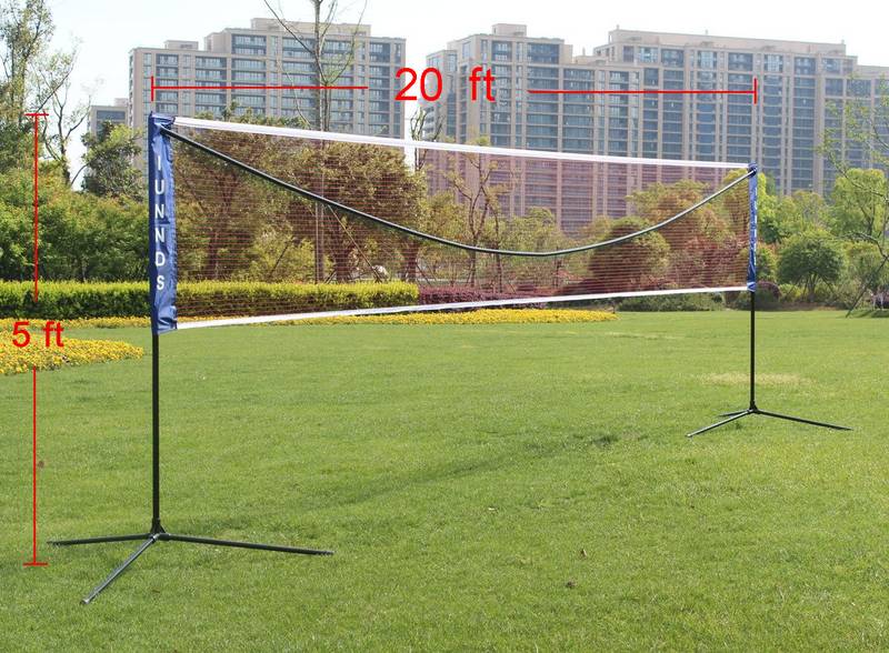 Easy Set-Up Sports Net for Volleyball, Badminton & Tennis