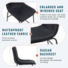 Sleek Black PU Leather Chair