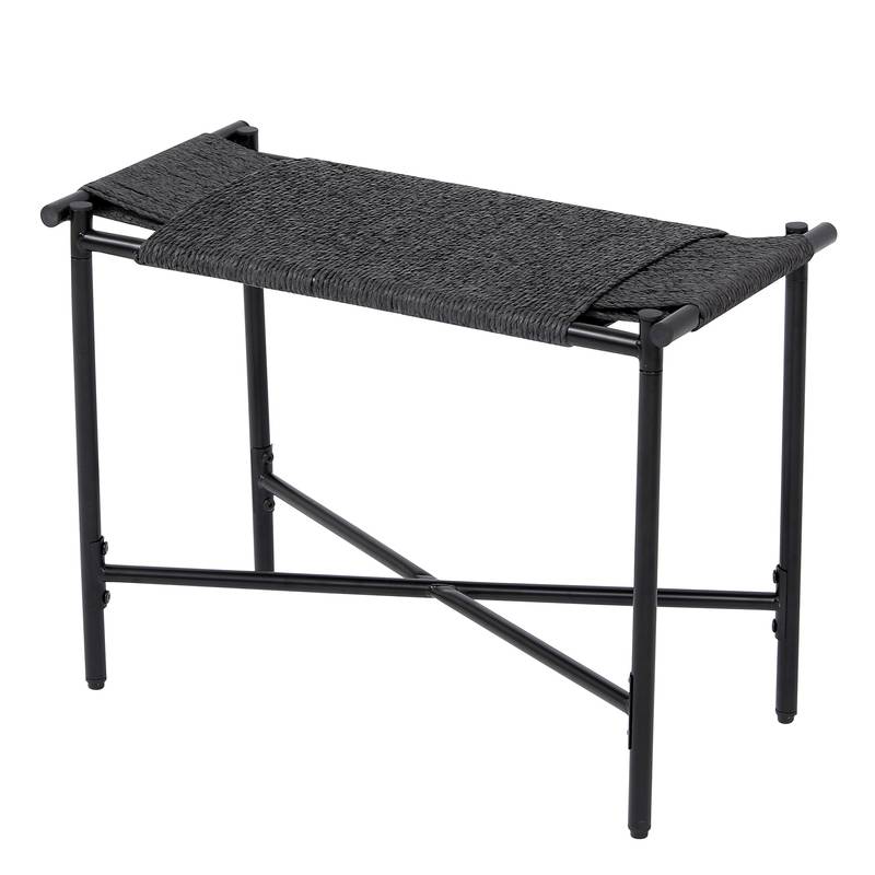 Chic Handwoven Footstool – Stylish Comfort for Any Room