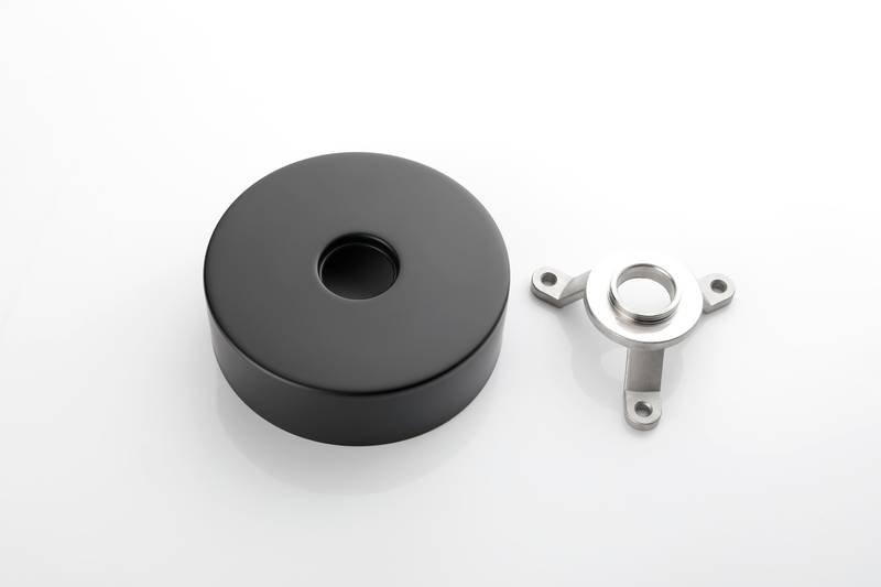 Sleek Matte Black Freestanding Bathtub Faucet with Handheld Shower