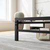 Rustic Vintage Platform Bed Frame