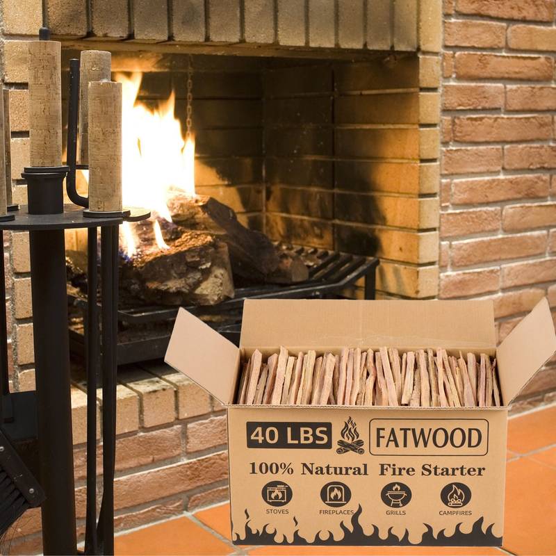 Nature’s Firestarter Sticks - Pure Pine Kindling for Campfires and Grills