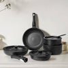 Sleek Non-Stick Pots and Pans Set with Easy Grip Handle