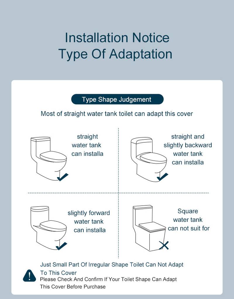 Smart Heated Bidet Toilet Seat with Warm Water and Dryer