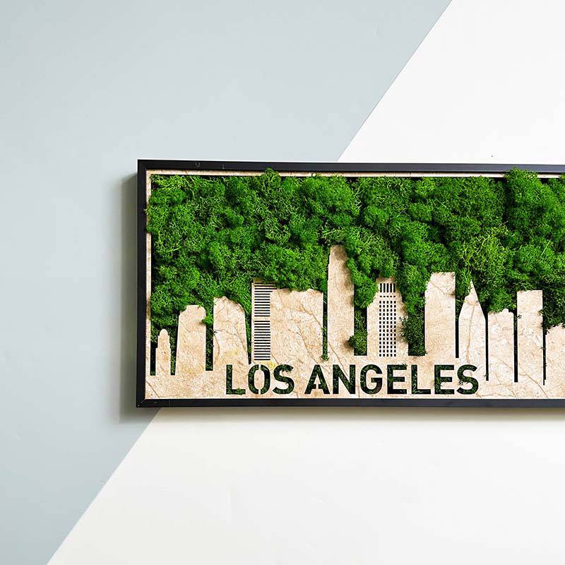 LA Moss Wall Art