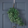 Lush Leaves Teardrop Wreath