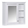 Sleek Wall-Mounted Medicine Cabinet with Mirror & Shelves