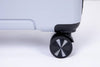 “Silver Spinner Suitcase Trio with TSA Lock”