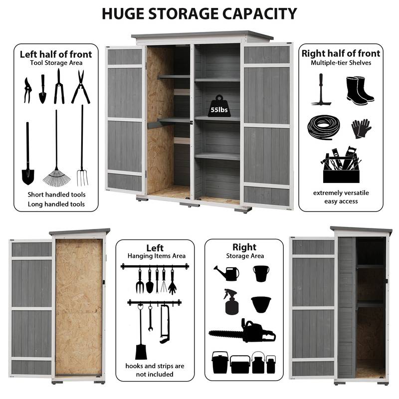 Garden Guard: Stylish Outdoor Storage Shed