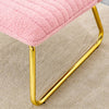Chic Pink Plush Lounge Chair