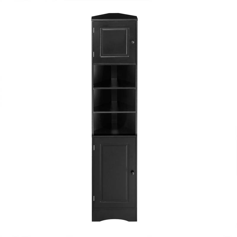 Stylish Corner Storage Cabinet for Bathroom