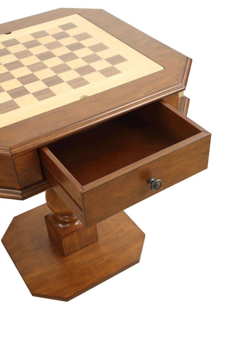 Cherry Finish Reversible Game Table