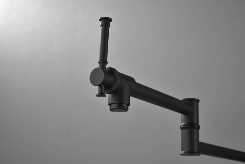 Brass Wall-Mounted Pot Filler Faucet