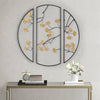Chic Metal Wall Art Trio