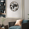 Elegant World Map Wall Clock: A Stylish Touch for Any Room