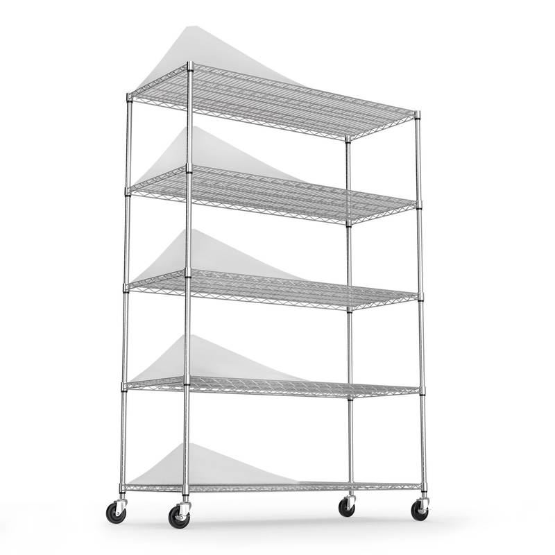 Elevate Storage Rolling Shelf Unit