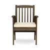 Cozy Acacia Dining Chairs with Cushions - Set of Two