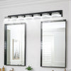 Sleek Black LED Vanity Light - Perfect for Your Bathroom!