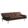 Cozy Convertible Sofa Bed with Modern Armrests