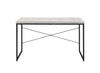 Chic Jurgen Desk in Antique White & Black