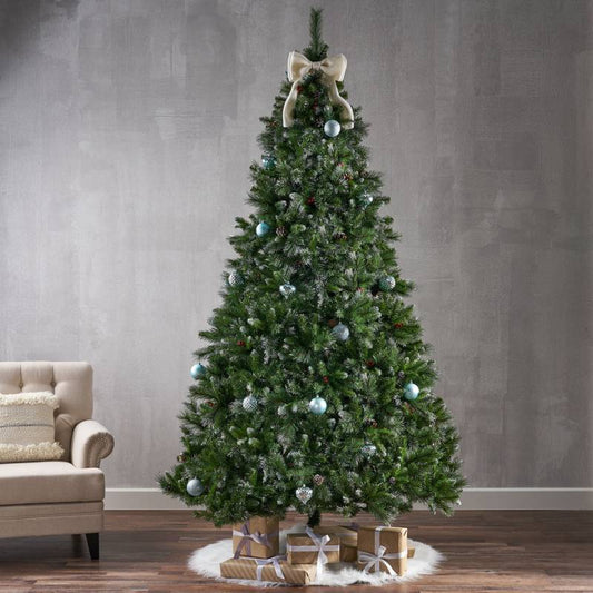 Sparkling Berry and Pinecone Christmas Tree