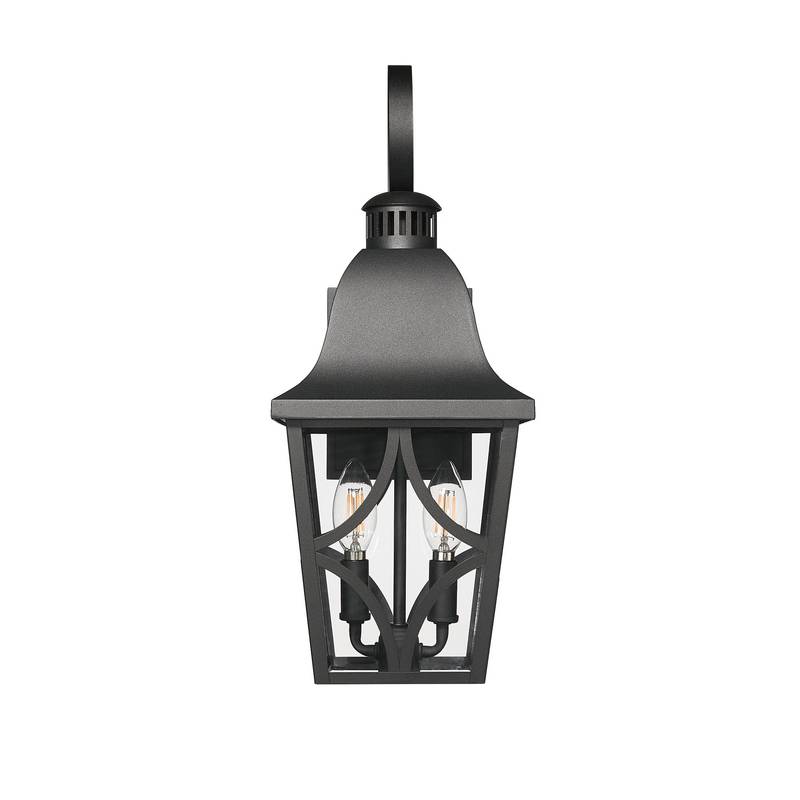 Matte Black Waterproof Wall Lantern