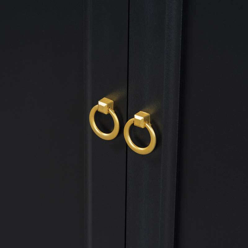 Stylish Black Sideboard with Ample Storage