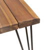 Zion Rustic Wood & Metal Dining Table