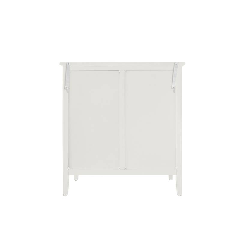 Chic Hollow-Carved 3-Drawer Storage Cabinet