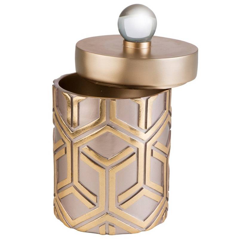 Chic Rose Gold Jewelry Box