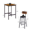 Rustic Bar Table & Stool Set