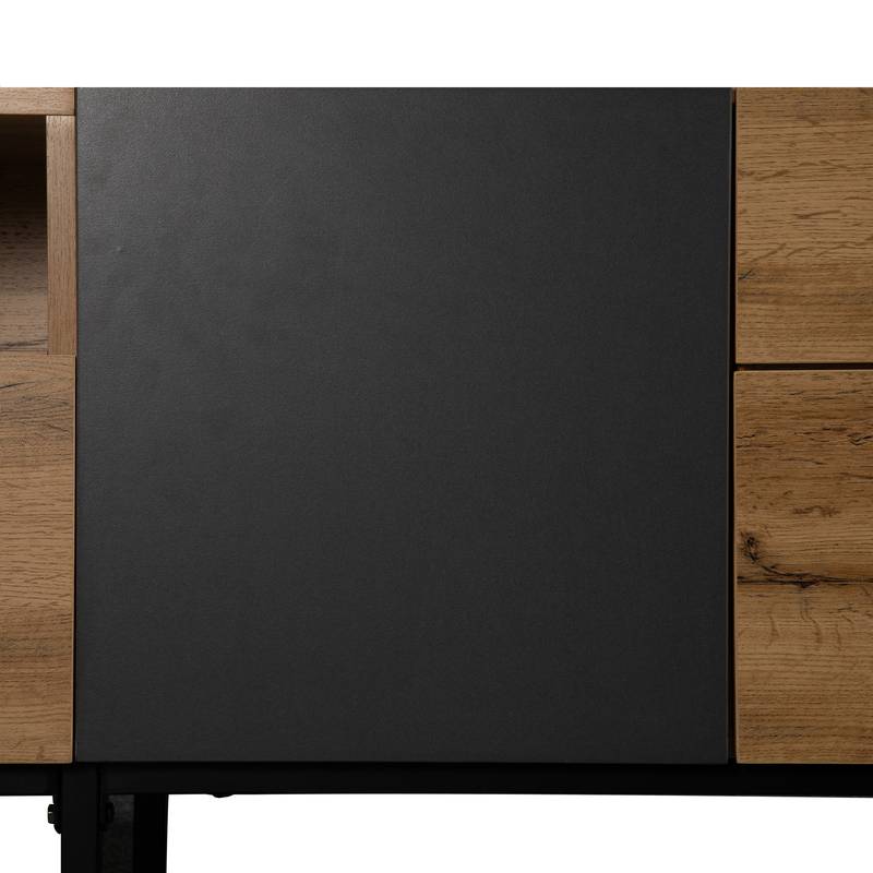Sleek TV Stand with Ample Storage for Ultimate Entertainment