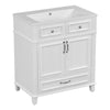 Charming Retro Bathroom Vanity with Soft Close Doors