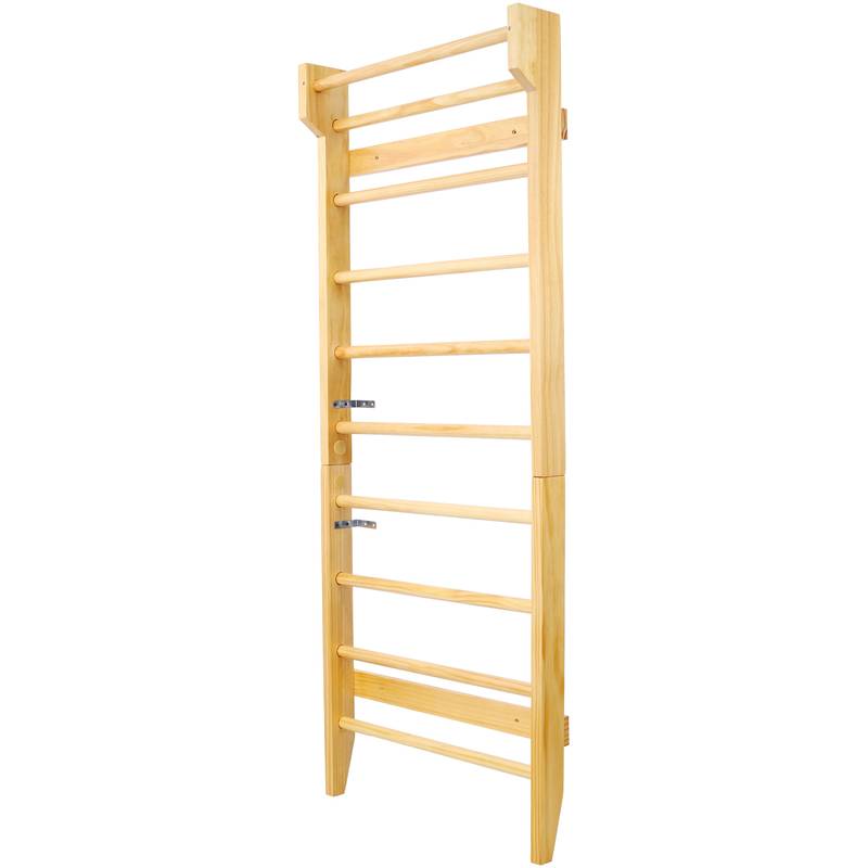Versatile Wooden Wall Ladder for Home Workouts