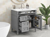 Chic Modern Bathroom Vanity with Stylish Sink and Ample Storage