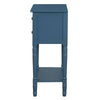 Navy Slim Storage Console Table