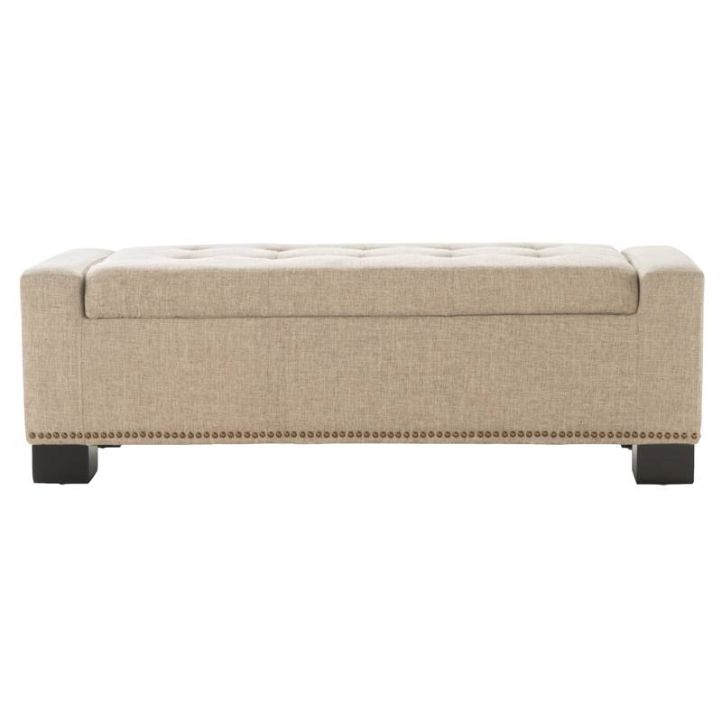 Chic Studded Storage Ottoman