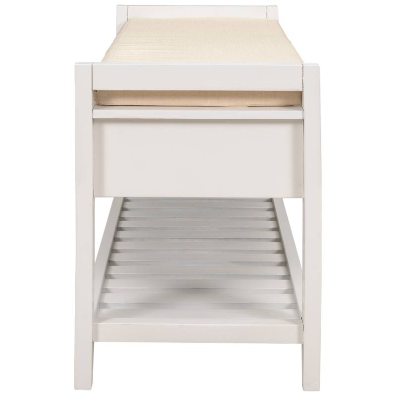 Stylish Storage Bench with Cushion