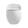 Sleek Egg-Shaped Toilet in Glossy White