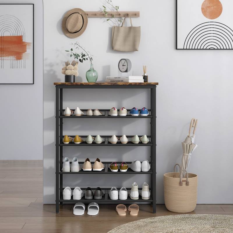 Country Charm Shoe Rack