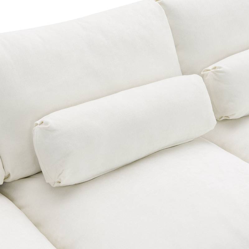 Cozy Cloud Modular Sofa with Storage & Ottomans
